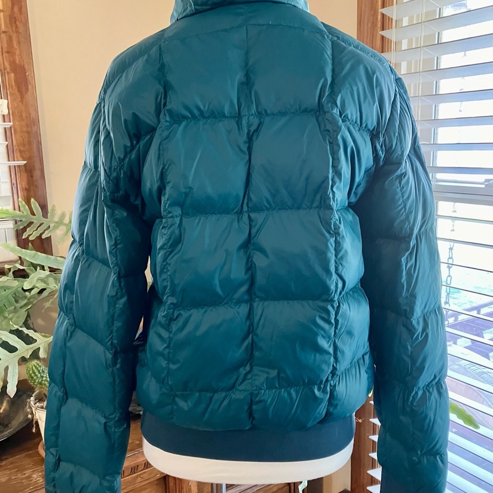 Eddie Bauer Down Pullover Teal W’s Medium - Picture 2 of 5